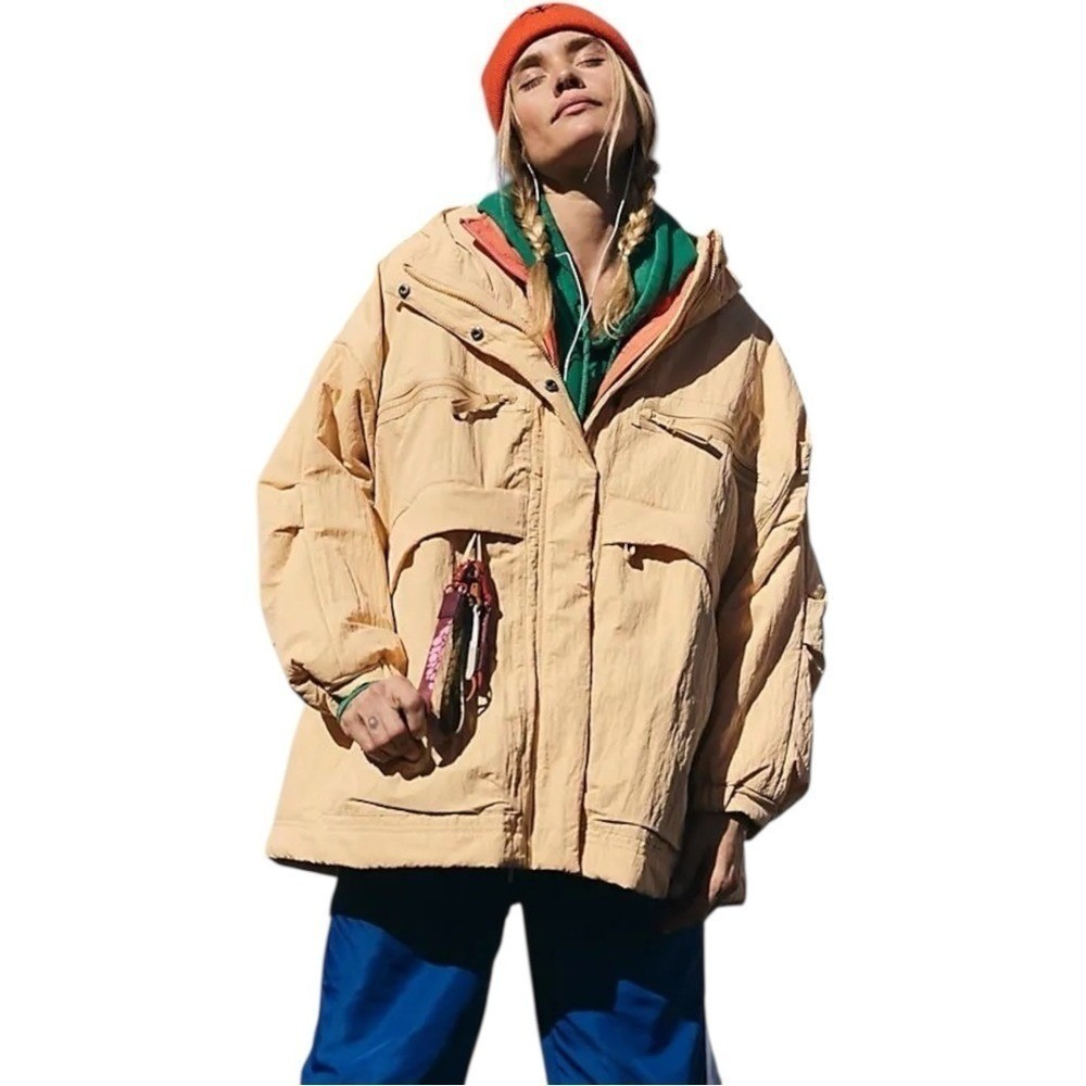 Free People Funnel‎ Neck Billie Boxy Insulated Ski Coat Jacket XS / S New $248